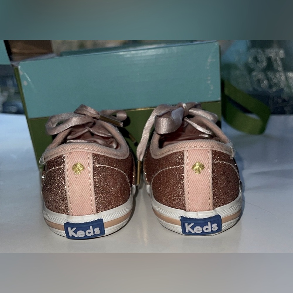 Rose gold Keds for Kate Spade
